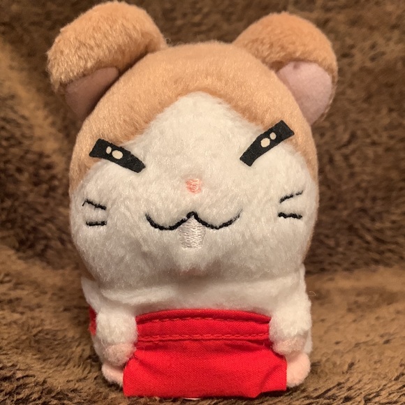 Howdy Ham-Ham Hamtaro Hamster plush stuffed 2002 Ham Ham rare HamHam 22801 epoch - Picture 7 of 7